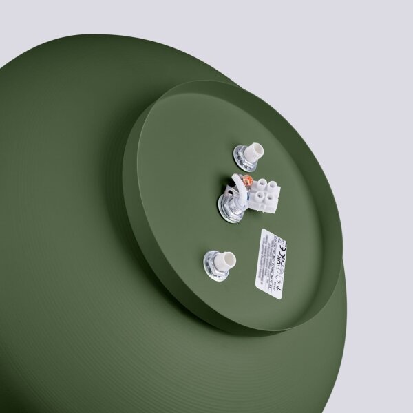 Sollux SL.1680 - Таванно осветително тяло OMIQ 4xE27/15W/230V, Ø 30 см, зелено
