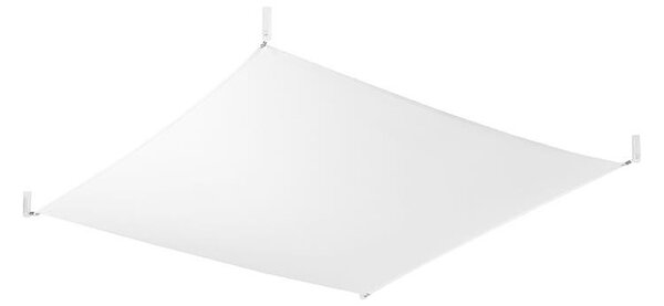 Sollux SL.0738 - LED таванен плафон LUNA 4xG13/8,5W/230V 105x105 cm бял