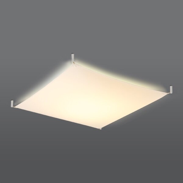 Sollux SL.0738 - LED таванен плафон LUNA 4xG13/8,5W/230V 105x105 cm бял
