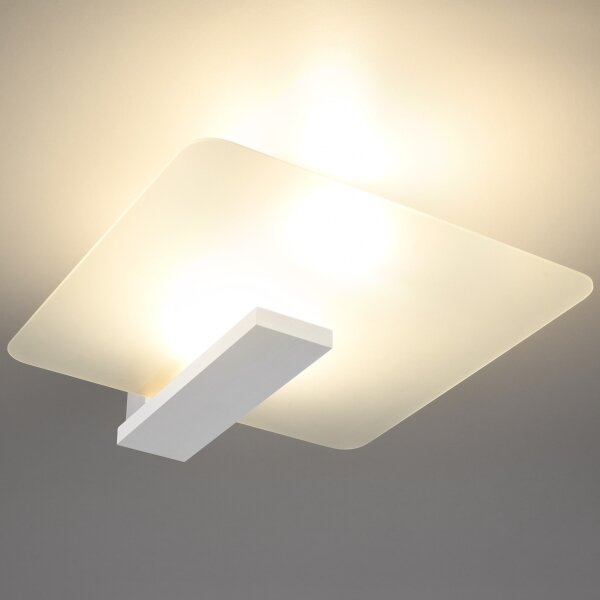 Sollux SL.1093 - Плафон LAPPO 2xE27/15W/230V бял