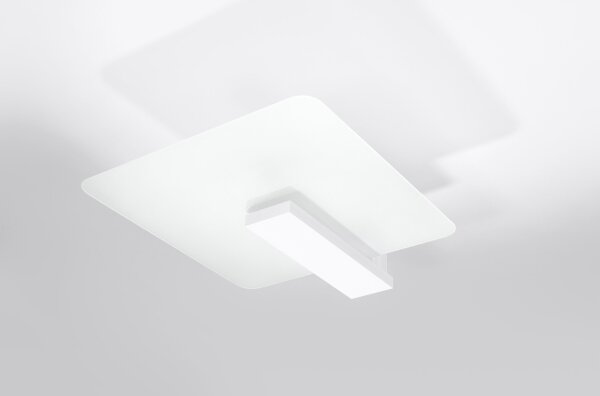 Sollux SL.1093 - Плафон LAPPO 2xE27/15W/230V бял