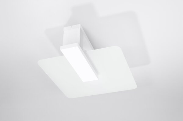 Sollux SL.1093 - Плафон LAPPO 2xE27/15W/230V бял