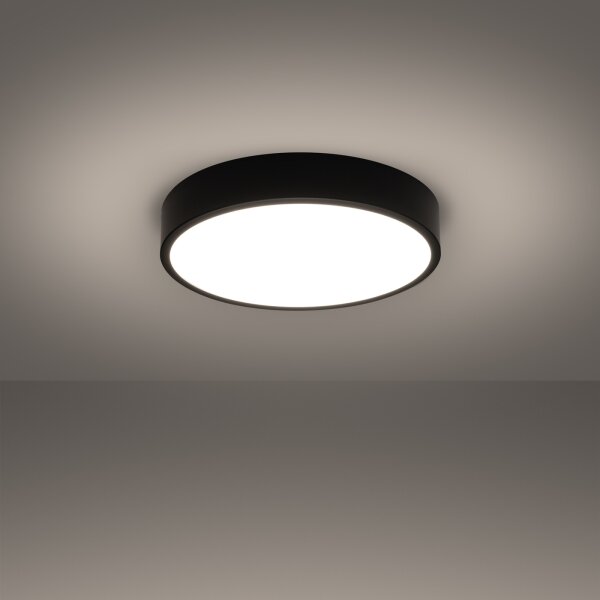 Sollux SL.1244 - LED таванно осветително тяло ONYX LED/32W/230V Ø 40 см черно