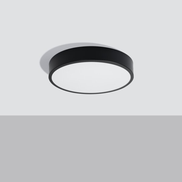 Sollux SL.1244 - LED таванно осветително тяло ONYX LED/32W/230V Ø 40 см черно