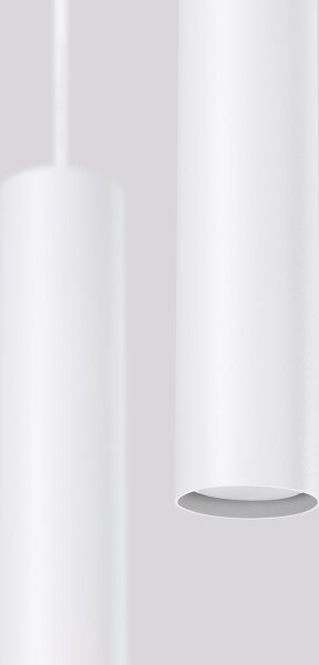 Sollux SL.1868 - Полилей на кабел LAGOS 2xGU10/10W/230V бял