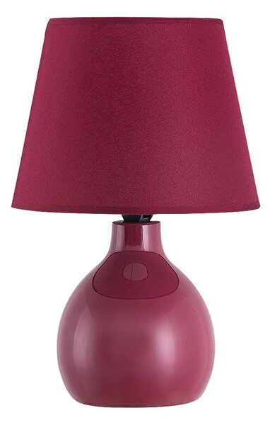 Rabalux 4478 - Настолна лампа INGRID 1xE14/40W/230V винено червена