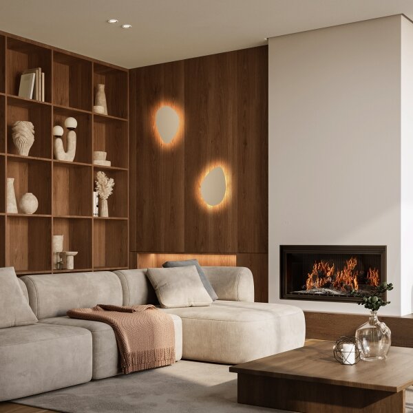 Аплик STONE 2xG9/8W/230V 30x39 см бежов