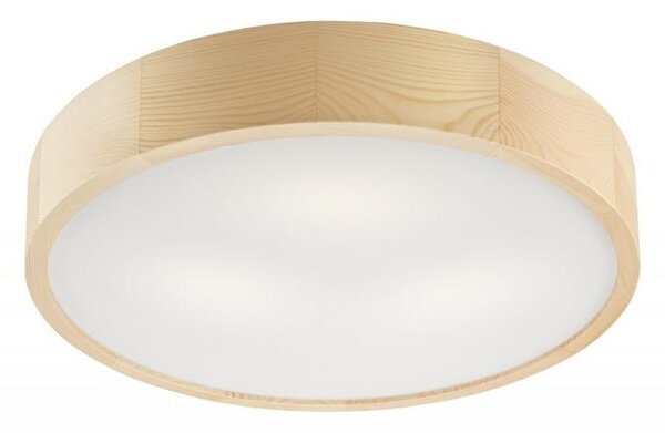 Таванно осветително тяло NATURAL 3xE27/60W/230V Ø 47,5 см, от борова дървесина