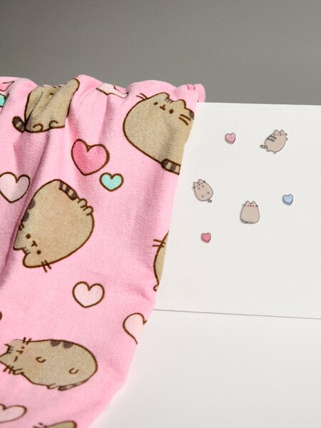 Sinsay - Хавлиена кърпа Pusheen the Cat - розов