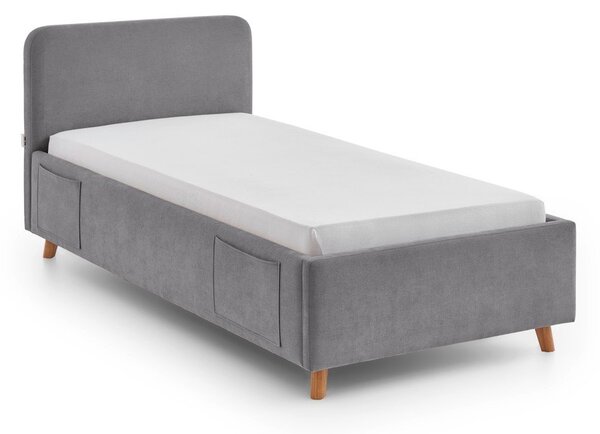 Сиво детско легло 90x200 cm без ламелно дъно Cosy – Meise Möbel