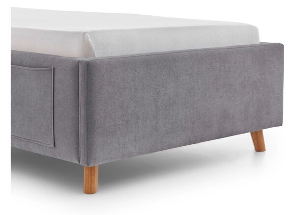 Сиво детско легло 90x200 cm без ламелно дъно Cosy – Meise Möbel