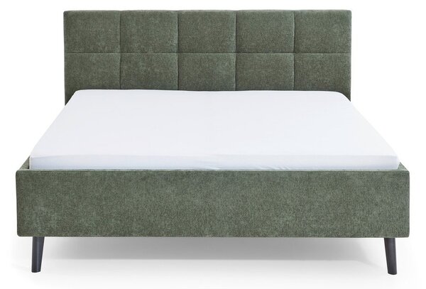 Двойно легло 180x200 cm тапицирано без ламелно дъно в цвят каки Nova – Meise Möbel