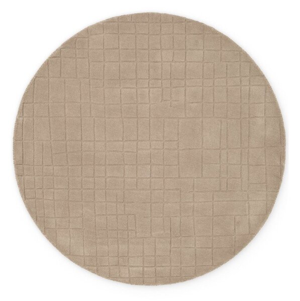 Кафяв вълнен кръгъл килим ø 160 cm Kenso – Villeroy&Boch