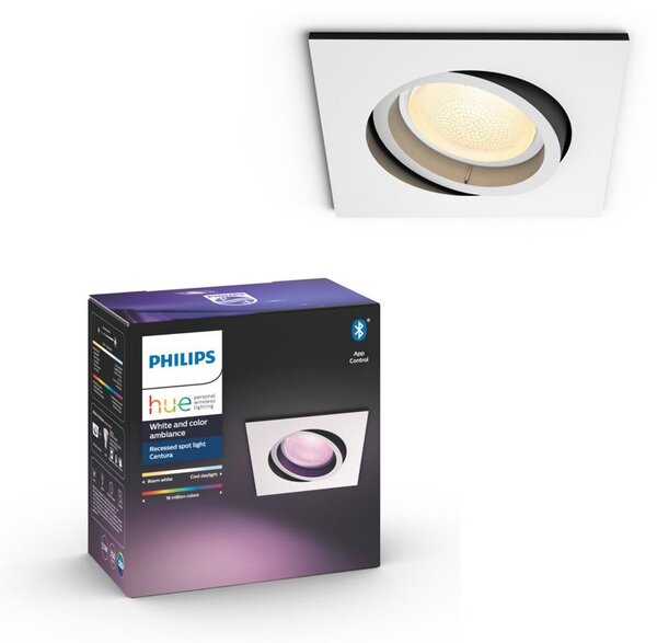 Philips 50551/31/P7 - LED RGB Лампа за вграждане Hue CENTURA 1xGU10/5,7W/230V