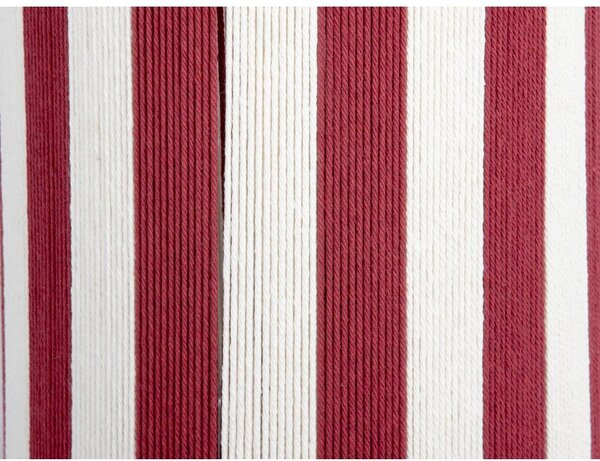 Червена/бяла въжена настолна лампа (височина 35 cm) Vienna Stripes – Leitmotiv