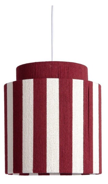Червено/бяло въжено висящо осветително тяло ø 30 cm Vienna Stripes – Leitmotiv