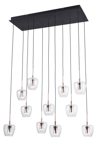 Zuma Line MD2291-11B-3BGT - LED полилей NELSON на кабел, 11xLED/3W/230V, черен