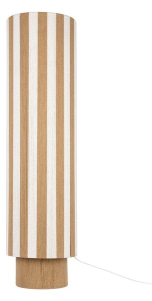 Бяла/в естествен цвят въжена подова лампа (височина 106 cm) Vienna Stripes – Leitmotiv