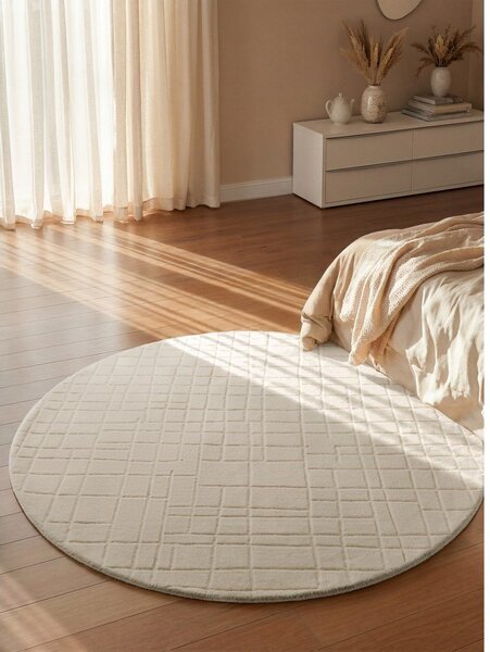 Кремав вълнен кръгъл килим ø 160 cm Kenso – Villeroy&Boch