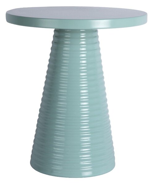 Метална кръгла странична масичка ø 40 cm Catania Ribbed – Leitmotiv