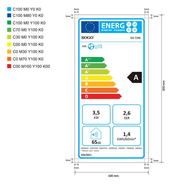 Мобилен климатик с обезвлажнител SOGO COOL COMFORT, 1200W