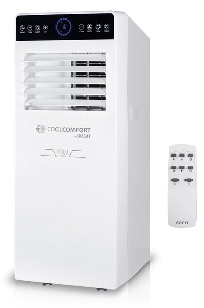 Мобилен климатик с обезвлажнител SOGO COOL COMFORT, 1200W