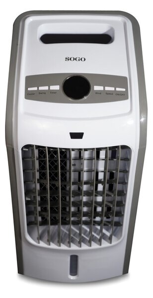 Портативен охладител и овлажнител SOGO COOL COMFORT, 80W, Сиво бял