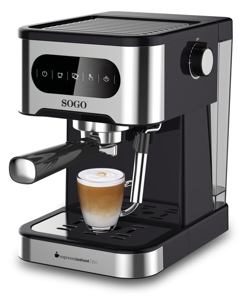 Еспресо кафемашина SOGO Espresso Instant, 20 Bar, 1.5л, 1350W