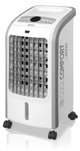 Портативен охладител и овлажнител SOGO COOL COMFORT, 80W, Сиво бял