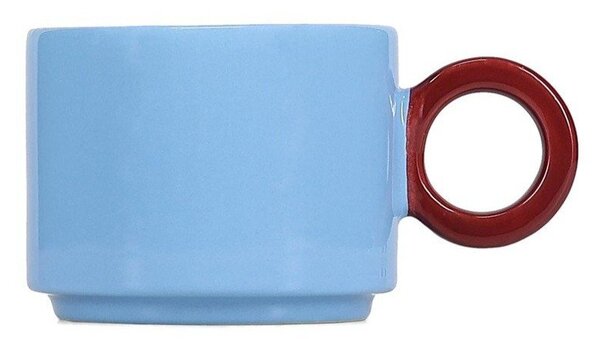 Светлосиня глинена чаша 280 ml Lou – ONA