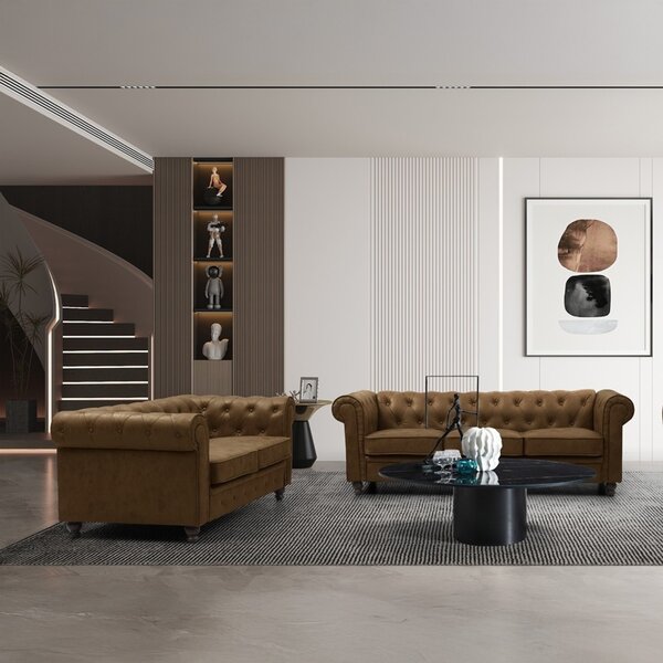 Диван Chesterfield с 2 места 203x84x67 cm