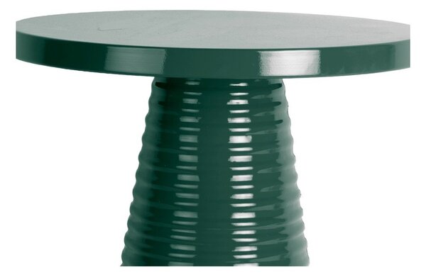 Метална кръгла странична масичка ø 40 cm Catania Ribbed – Leitmotiv