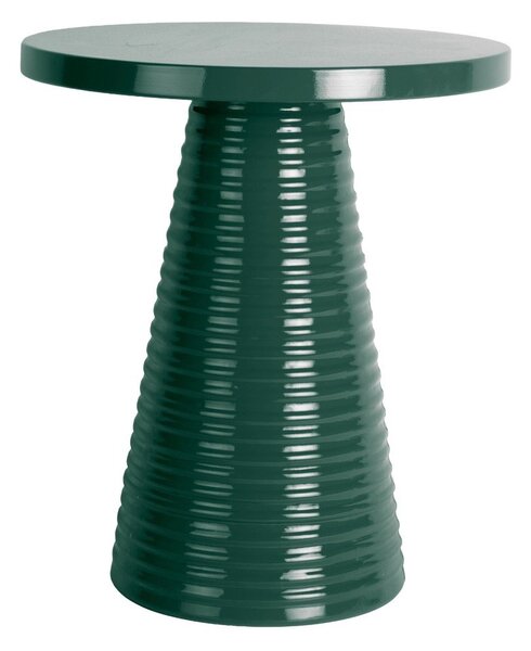 Метална кръгла странична масичка ø 40 cm Catania Ribbed – Leitmotiv