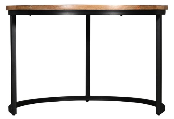 Комплект маси за кафе 3 части Frina boho Natural 70x70x45 cm