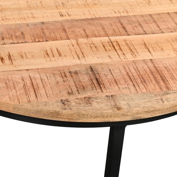 Комплект маси за кафе 3 части Frina boho Natural 70x70x45 cm