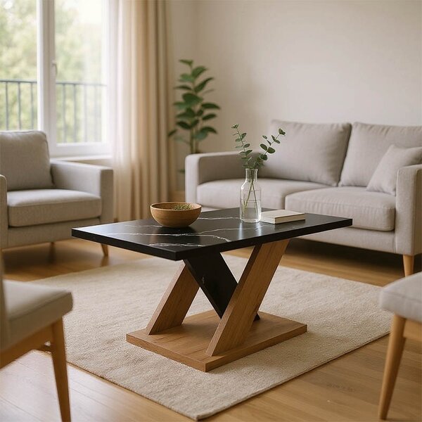 Масичка за кафе Solange Natural 110x55x47,5 cm