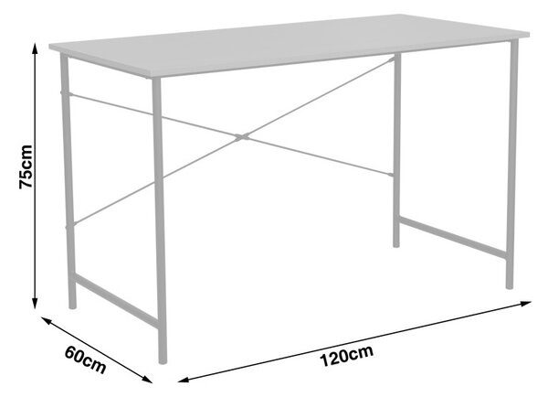 Черно бюро Senzia 120x60x75 cm