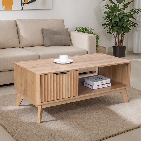 Масичка за кафе Hamea Natural 110x55.2x55.2x45 cm