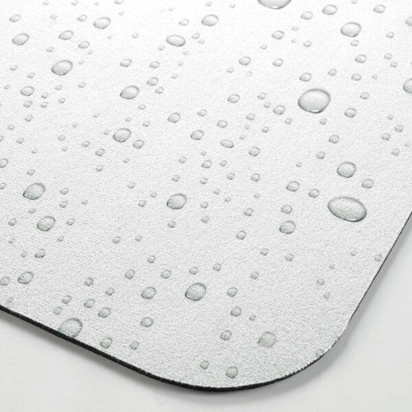 Светлосив килим за баня 50x120 cm Splash – douceur d'intérieur