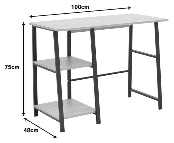 Черно бюро Ferje 100x48x75 cm