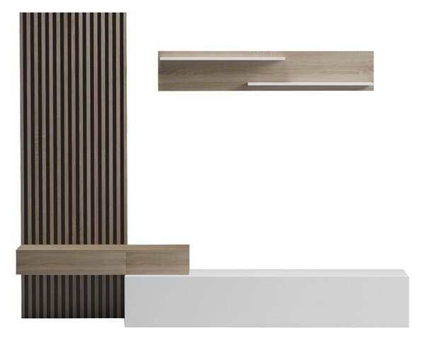 Litende TV скрин Litende White 249.4x42.2x199.5 cm