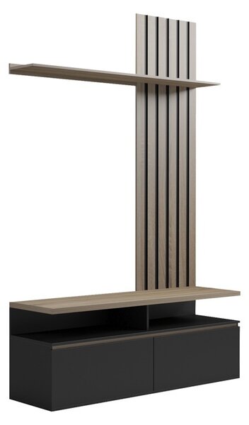 ТВ скрин Perlento Black 140x41x219,5 cm