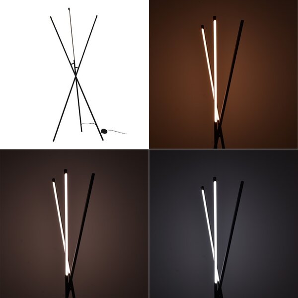 Подова лампа Loly LED Loly Black 40x40x145 cm