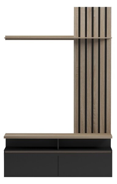 ТВ скрин Perlento Black 140x41x219,5 cm