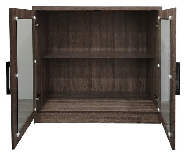 Шкаф за обувки витрина Sapato Натурален 80x40x80 см