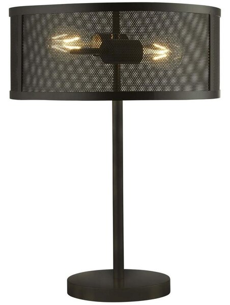 Searchlight EU2822-2BK - Настолна лампа FISHNET 2xE27/60W/230V черна