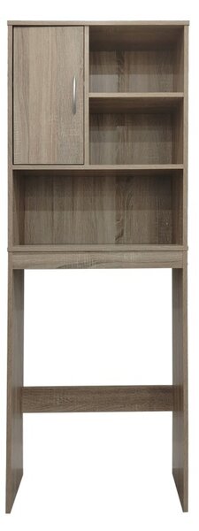 Шкаф за баня за пералня Tazien Sonoma 60x24x168.5 см