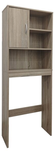 Шкаф за баня за пералня Tazien Sonoma 60x24x168.5 см