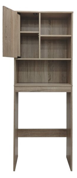 Шкаф за баня за пералня Tazien Sonoma 60x24x168.5 см