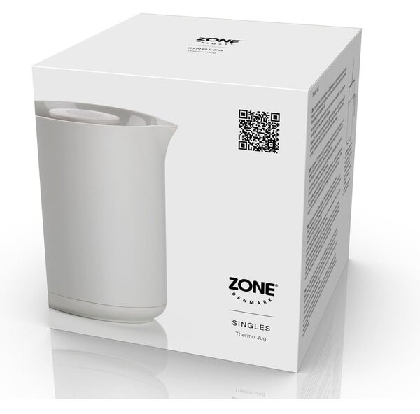 Светлосив термос 600 ml Singles – Zone
